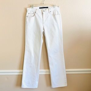 J. Crew Off-White Stretch Five Pocket Jeans Size 6